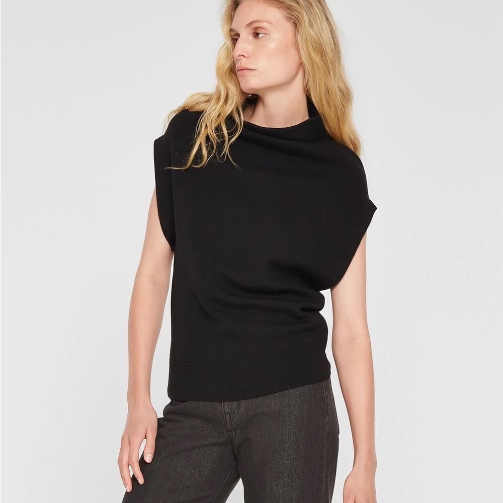 Club Monaco Abby sweater, black, size S